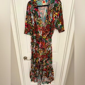 Farm Rio for Anthropologie jungle Print dress